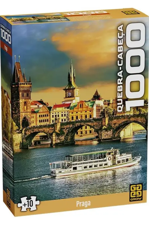 Quebra-cabeça Praga 1000 peças GROW