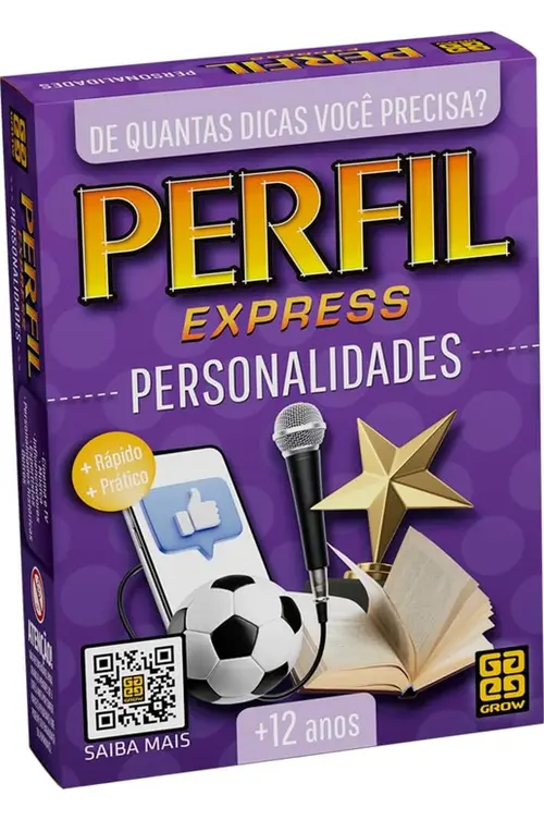 Jogo Perfil Express Personalidades - Grow Jogo Perfil Express Personalidades - Grow